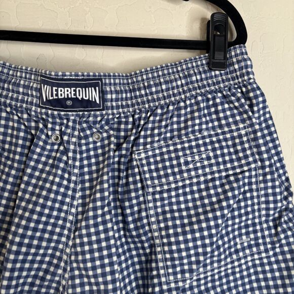 Vilebrequin Blue Check Swim Trunks - Picture 7 of 7